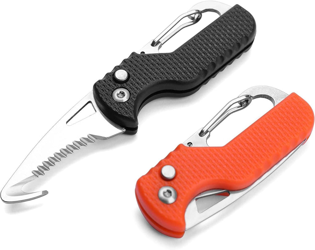 Edc Pocket Folding Knife Keychain Knives, Box Seatbelt Cutter