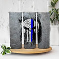 Punisher Thin Blue Line Tumbler