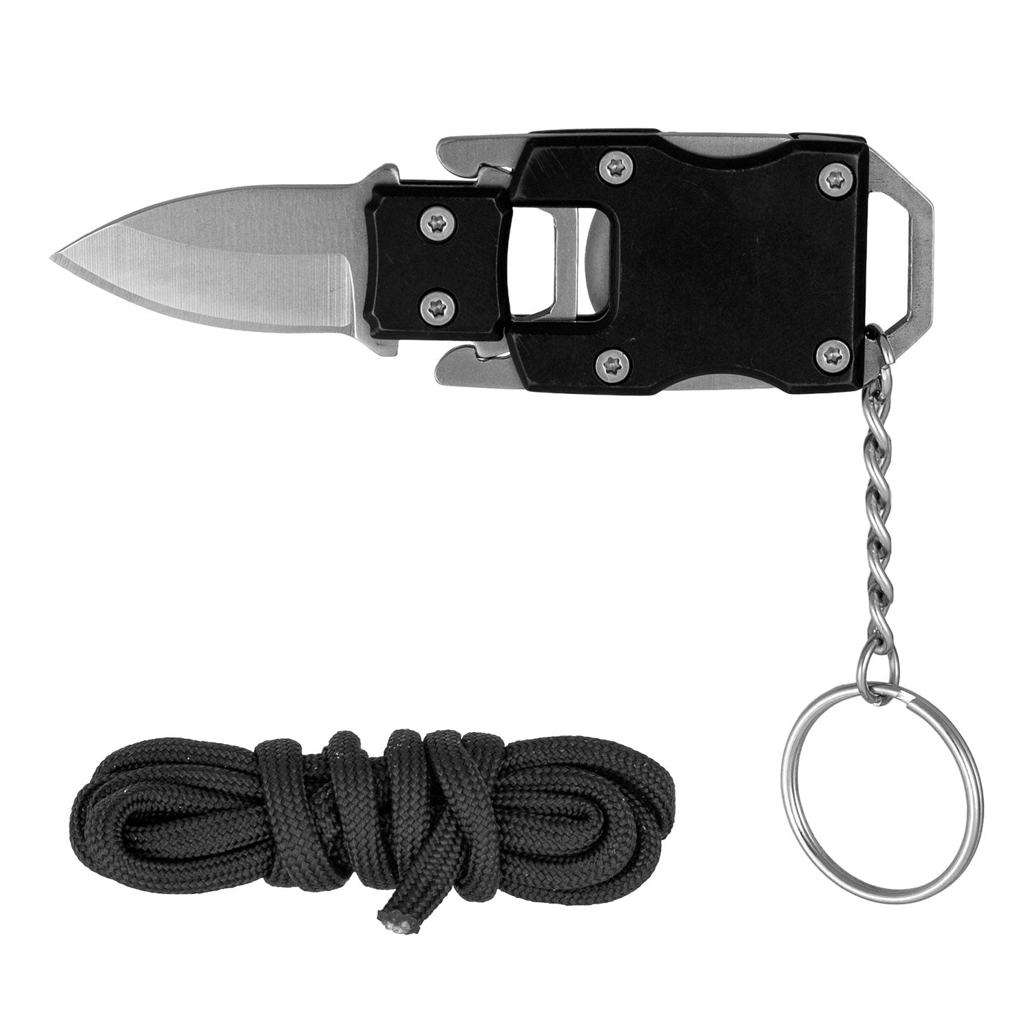 Defender Xtreme Mini Pocket EDC Keychain / Necklace Knife - Black