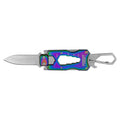Defender Xtreme Mini Pocket EDC Survival Multi Functional Knife - Rainbow Titanium