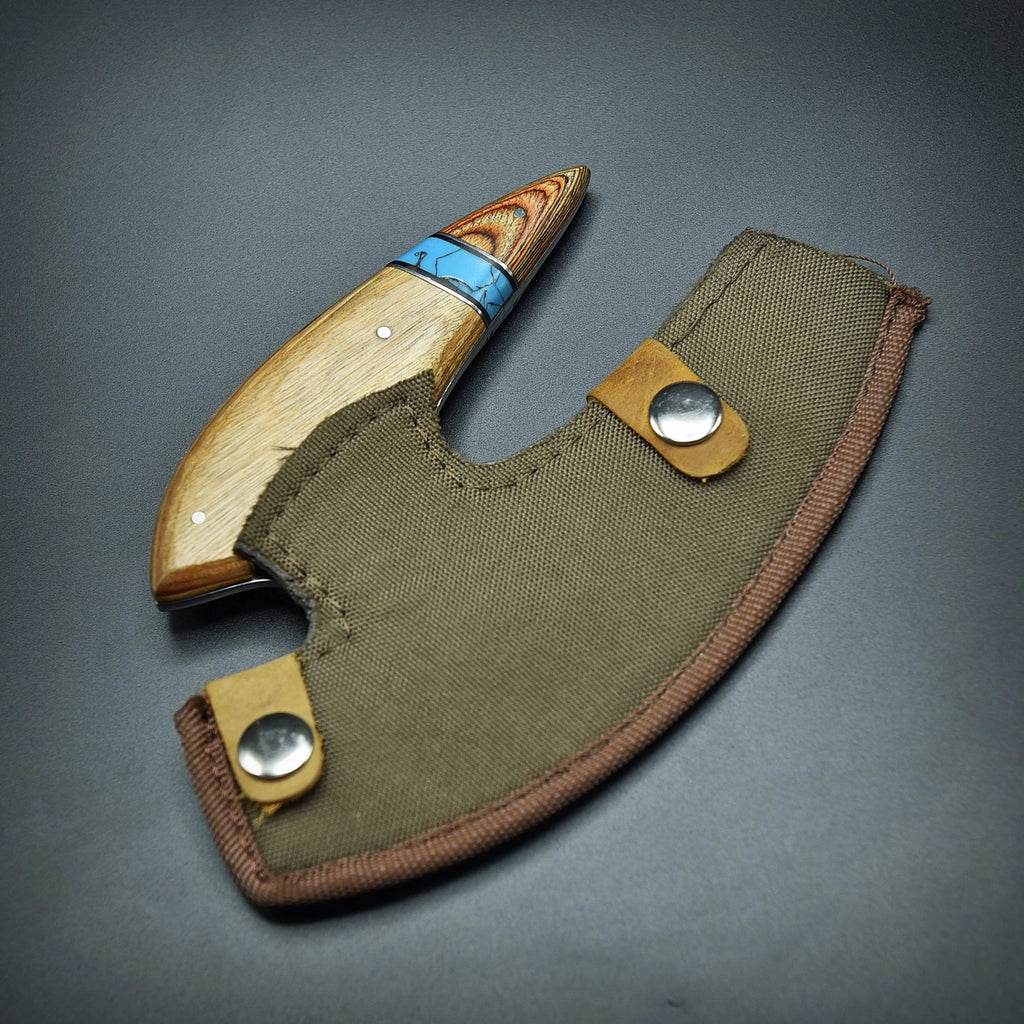 Alaskan Ulu Pizza Cutter Knife Vegetable Kitchen Indoor