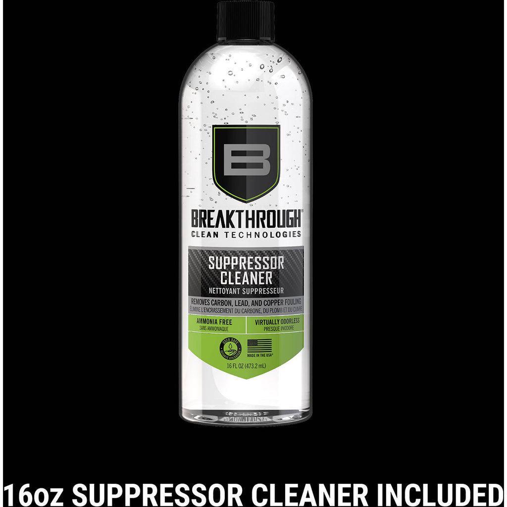 Suppressor Cleaning Kit With 16oz Suppressor Cleaner