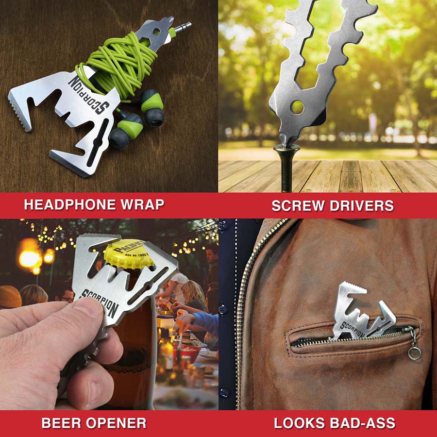 Jurassic Croc Everyday Carry Pocket Tool - Multi-Tool