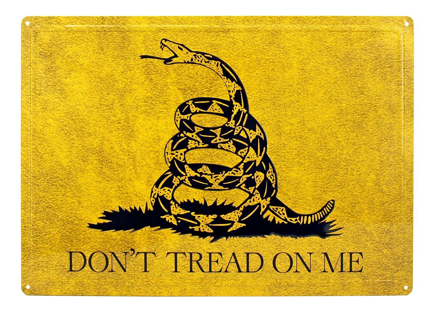 Don't Tread On Me Gadsden Metal Sign
