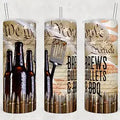 Brews Bullets Bbq Tumbler