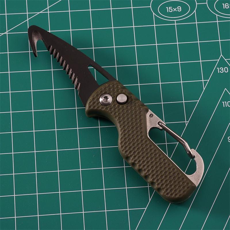 Edc Pocket Folding Knife Keychain Knives, Box Seatbelt Cutter