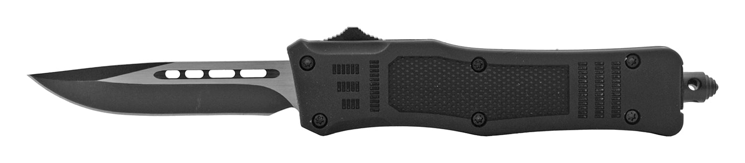 4.25" Concealed Carry Out the Front Automatic Folding Pocket Knife - Black