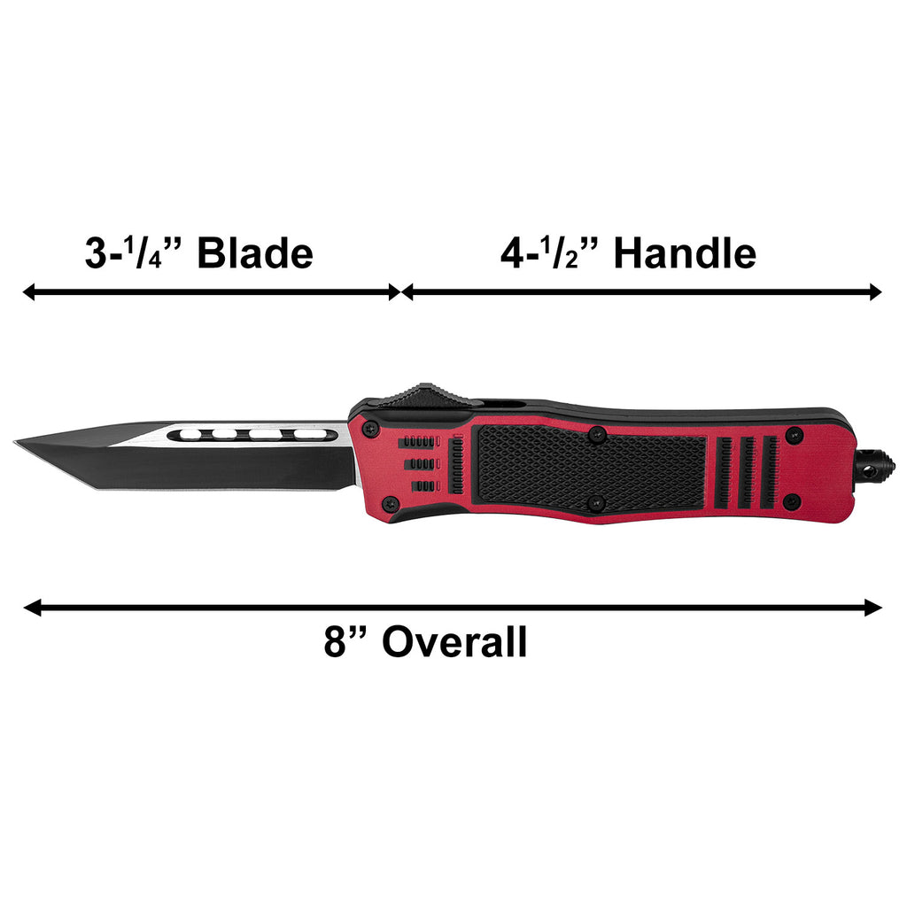 4.5" Tanto Blade Tactical OTF Knives  (color options)