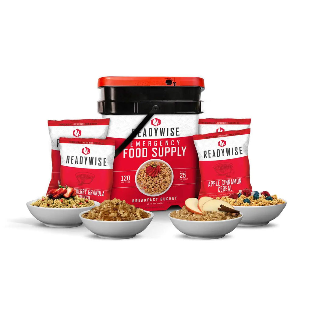 120 Serving Breakfast Only Grab and Go Bucket