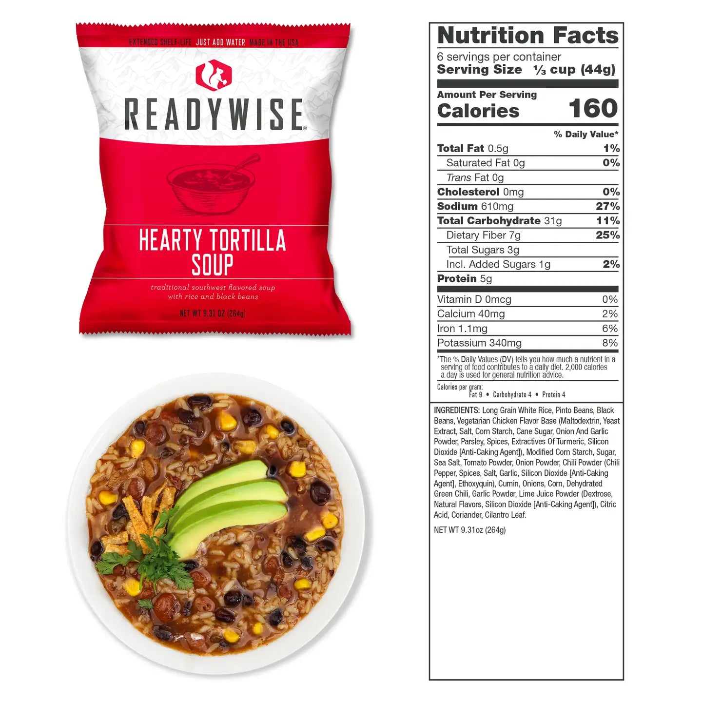 ReadyWise Gluten Free 84 Serving Breakfast and Entrée Grab and Go