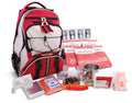 64 Piece Survival Back Pack (Red)
