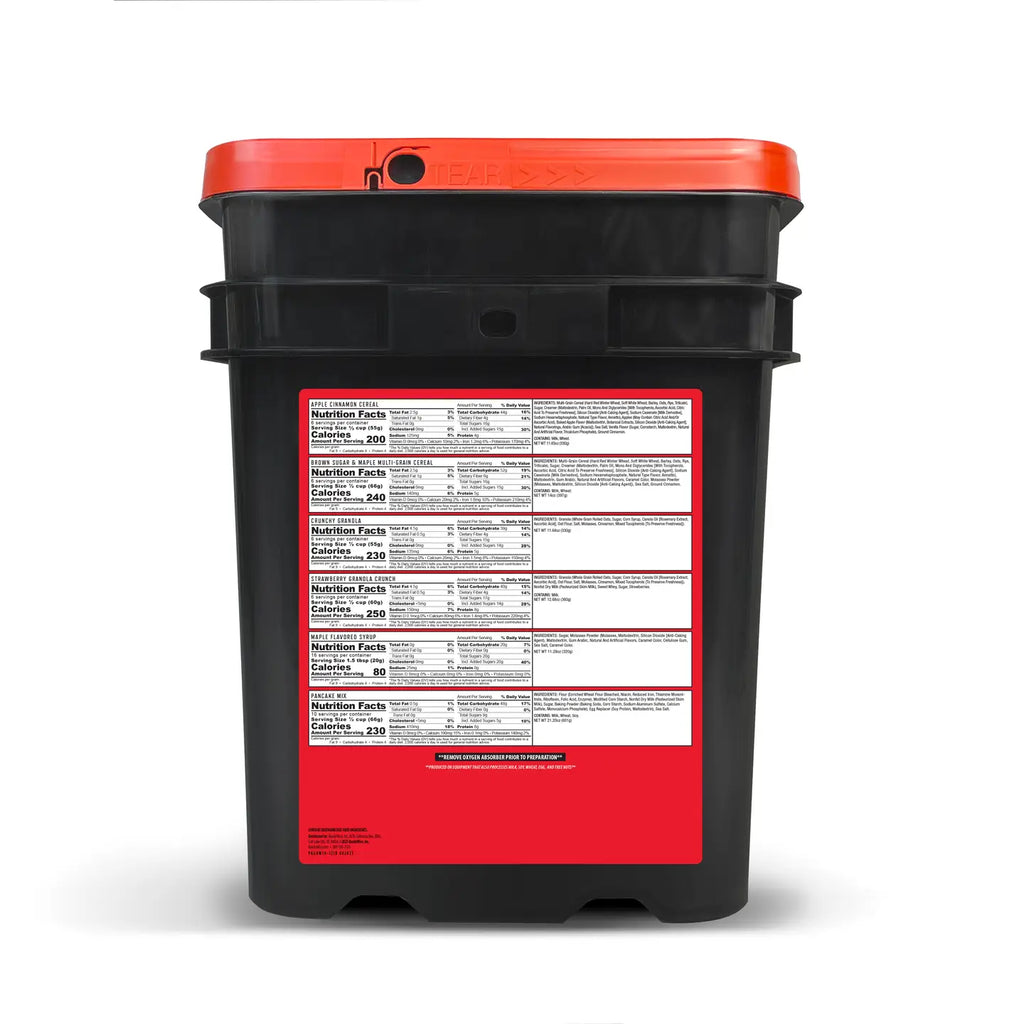 ReadyWise 120 Serving Entrée Only Grab and Go Bucket
