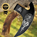 Pizza Cutter Comfortable Axe Stylish Gift with Leather Cover
