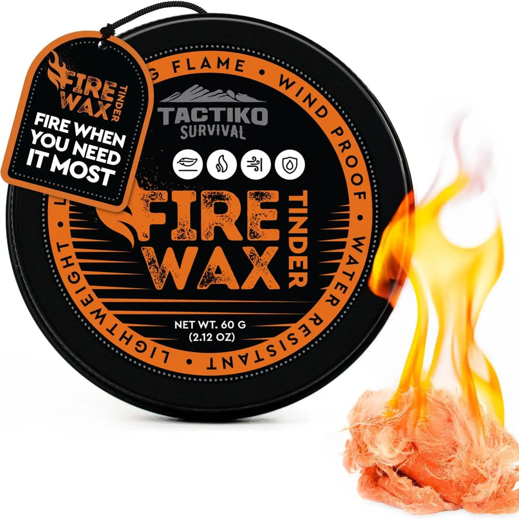 Tactiko Fire Wax-Emergency Fire Starter Tinder