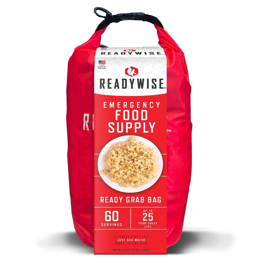 7 Day Emergency Dry Bag 60 Servings Breakfast and Entrée