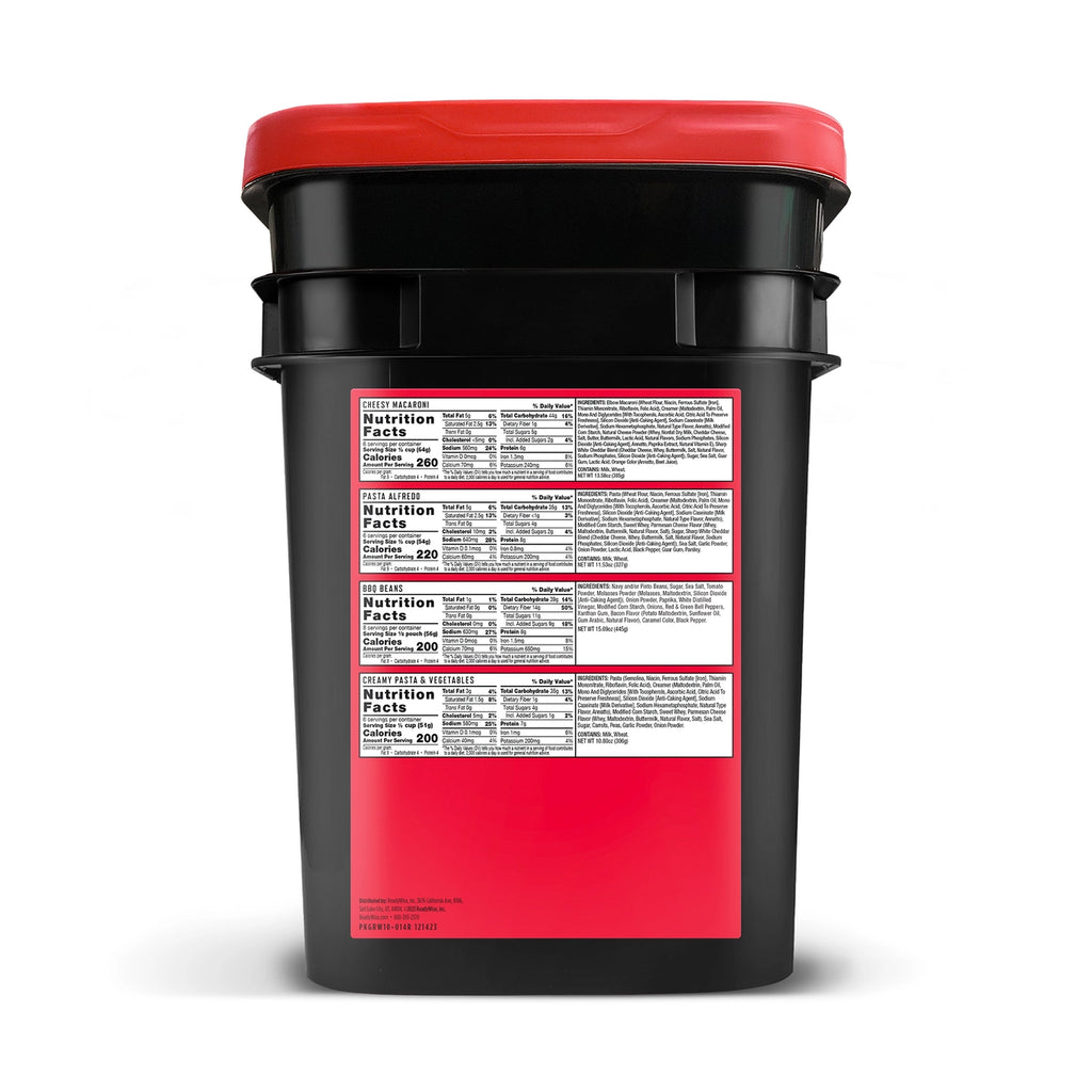 14 Day Emergency Food Bucket