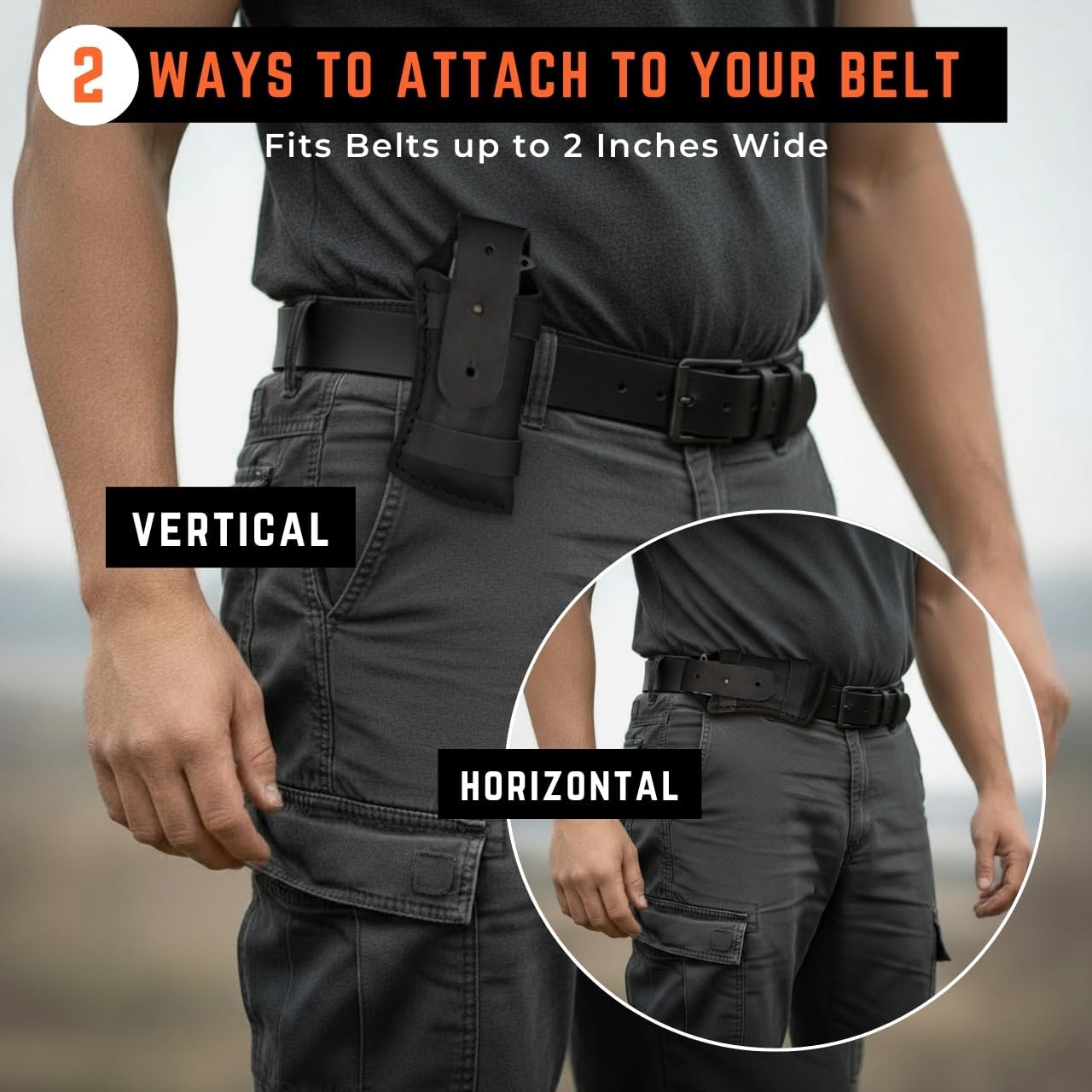 Tactiko Survival Knife with Fire Starter and Belt Case