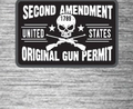 Second Amendment Original Gun Permit Tactical Patch - 2x3 Inches